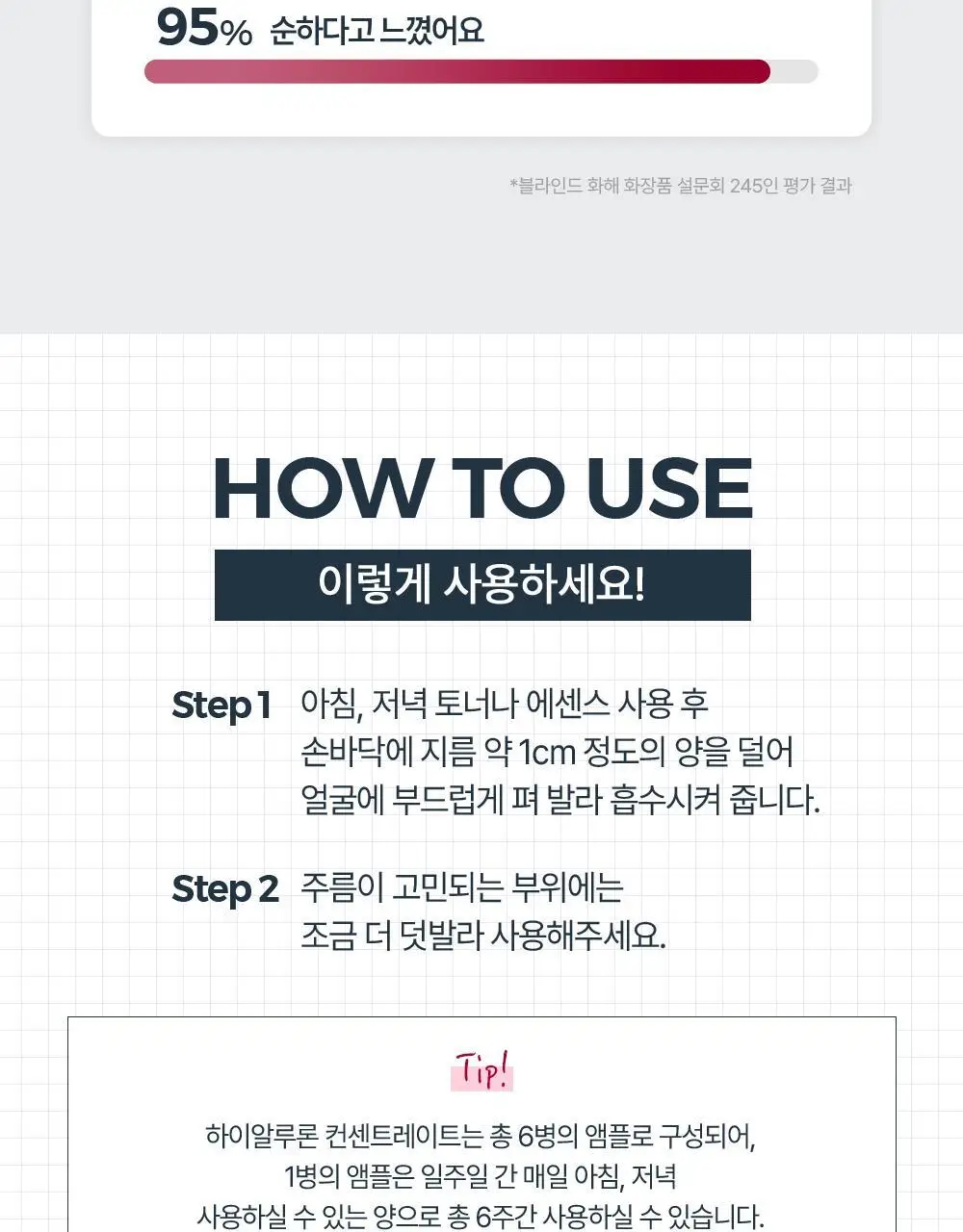 [6주모공세럼] 유세린 하이알루론 3X 컨센트레이트 5ml*6 상세페이지 24